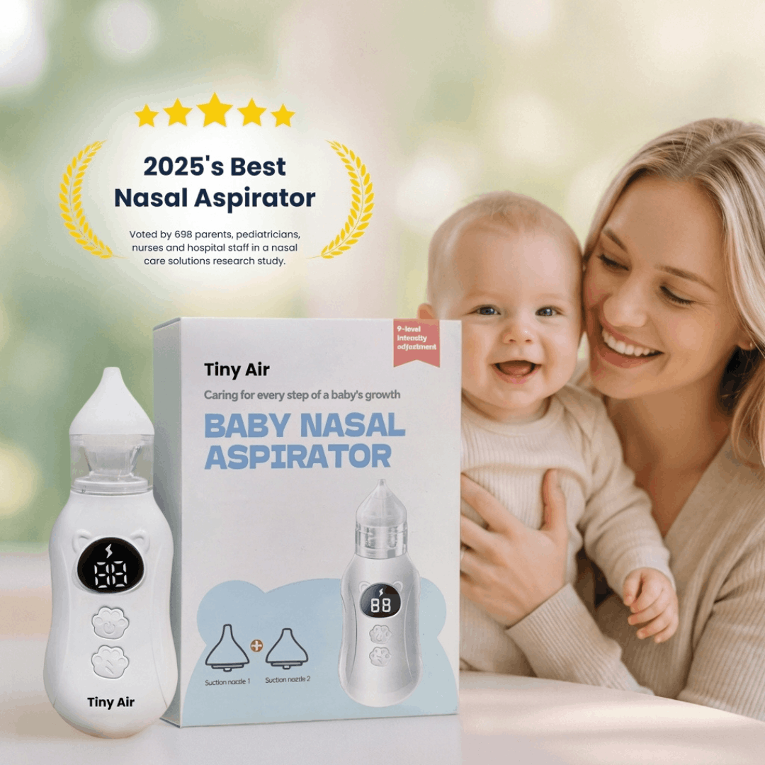 TinyAir™ - Electric Nasal Aspirator for Babies – Gentle Relief in 60 Seconds